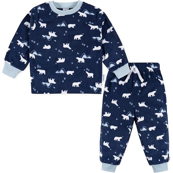 baby-boys 2-piece Fleece Pajamas Pants Set